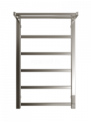 Полотенцесушитель электрический ДВИН Fj plaza neo 80/50, полированный, с полкой, с диммером, арт. 4657771770142