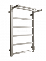 Полотенцесушитель электрический ДВИН Fj plaza neo 80/50, полированный, с полкой, с диммером, арт. 4657771770142