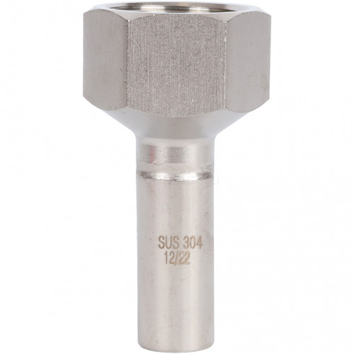 Вставка переходная ROMMER НПр-ВР 15 мм x 3/4" из нержавеющей стали, RSS-0023-001534