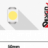 Лента светодиодная LUX, 3528, 60 LED/м, 4,8 Вт/м, 12В, IP33, Нейтральный белый (4000K)