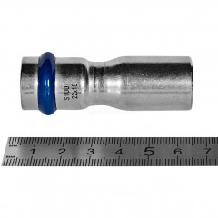 Муфта переходная STOUT НПр-ВПр, 22 x 18 мм, из нержавеющей стали, SSS-2020-002218