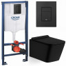 Инсталляция Grohe 38811KF0 + унитаз Ganzer GZ19322-C безободковый с сиденьем