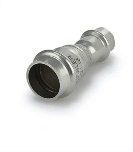 Муфта двухраструбная пресс 35х28 из нержавеющей стали ZEISSLER ZTI.503.003528 (ZTI.503.003528)