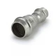 Муфта двухраструбная пресс 35х28 из нержавеющей стали ZEISSLER ZTI.503.003528  (ZTI.503.003528)