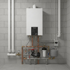 Котел газовый настенный Thermex JUMP F24 Wi-Fi, двухконтурный
