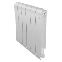 Радиатор биметаллический Royal Thermo Infinity 500 Bianco Traffico 6 секций, боковое подключение