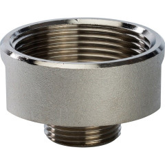 Переходник STOUT ВН 1 1/2"×3/4", никелированный, SFT-0008-011234