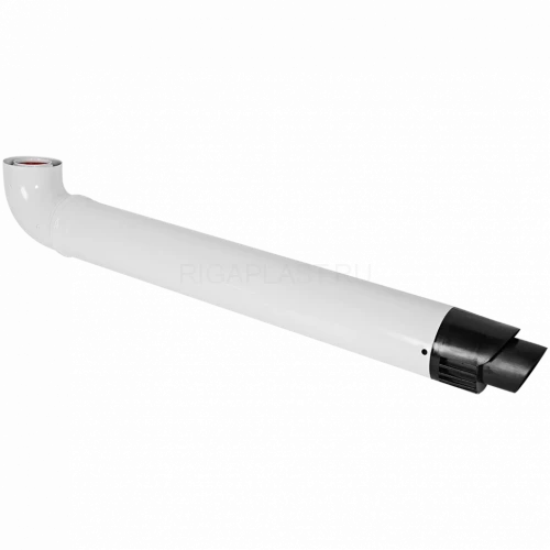Комплект дымохода СТАНДАРТ 60/100 - 900 мм (Bosch, Buderus, Navien S/C/E, Baxi ECO Nova/Classic, Baltur, Fondital) в комплекте фланец ROMMER