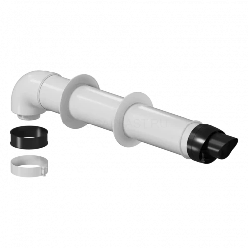 Комплект дымохода конденсационный 80/125 800 мм ROMMER