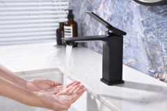 Смеситель для раковины GANZER GZ05111-C, черный