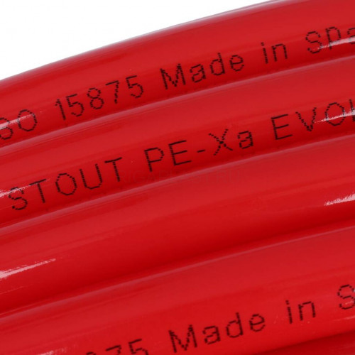 Труба из сшитого полиэтилена PEх-a 20х2,0, бухта 100 метров STOUT SPX-0002-002020