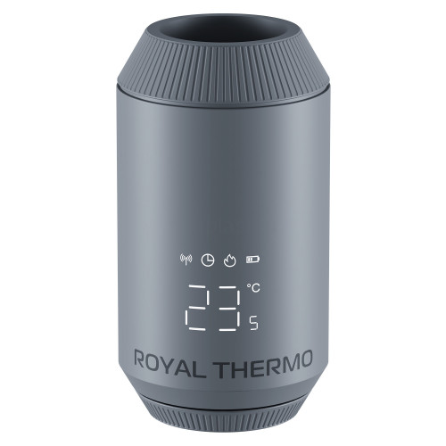 Термостат радиаторный электронный Royal Thermo Smart Heat 2.0, серебристый
