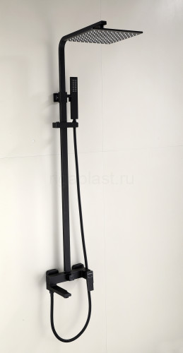 Душевая система HansenPRO HL33095-C, с тропическим душем, черный