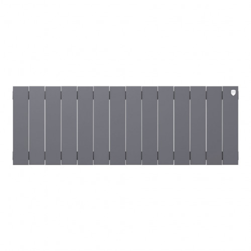 Радиатор биметаллический Royal Thermo PianoForte 300 Silver Satin 14 секций, боковое подключение