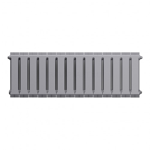 Радиатор биметаллический Royal Thermo PianoForte 300 Silver Satin 14 секций, боковое подключение