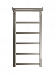 Полотенцесушитель электрический ДВИН Fj plaza neo 80/40, полированный, с полкой, с диммером, арт. 4657771770067