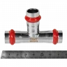 Тройник равнопроходной ROMMER 15 мм из нержавеющей стали, RSS-0013-000015
