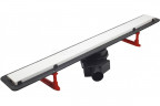 Душевой лоток Pestan Confluo Frameless Line 550 black glass хром, черный, в пол около стены
