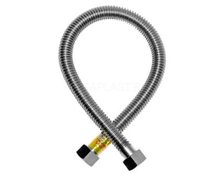Подводка для газа сильфонная Ayvaz Ø 3/4" × 0,8 м, Г/Г