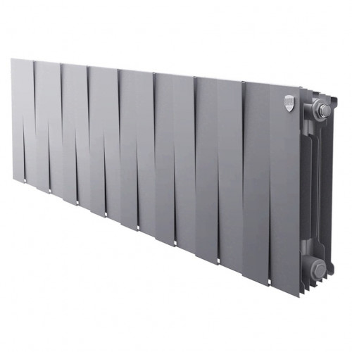 Радиатор биметаллический Royal Thermo PianoForte 300 Silver Satin 16 секций, боковое подключение