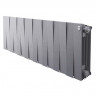 Радиатор биметаллический Royal Thermo PianoForte 300 Silver Satin 16 секций, боковое подключение