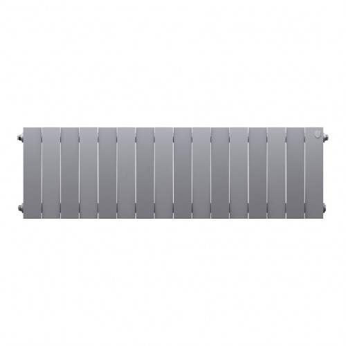 Радиатор биметаллический Royal Thermo PianoForte 300 Silver Satin 16 секций, боковое подключение