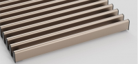 Решетка рулонная алюминиевая для конвектора 420-2200, бронза TechnoWarm