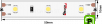 Лента светодиодная LUX, 3528, 60 LED/м, 4,8 Вт/м, 12В, IP65, Теплый белый (2700КK)
