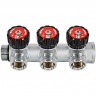 Коллектор распределительный с клапанами 3/4", 3 отвода 3/4" ЕК ROMMER