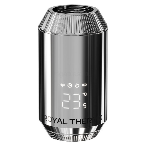 Термостат радиаторный электронный Royal Thermo Smart Heat 2.0, хром
