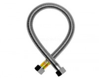 Подводка для газа сильфонная Ayvaz Ø 1/2" × 1,0 м, Г/Г