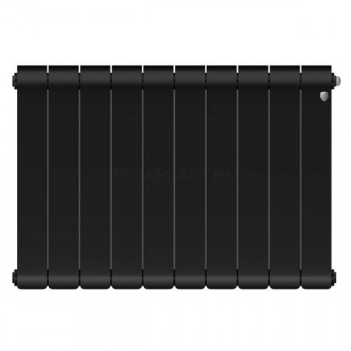 Радиатор биметаллический Royal Thermo Infinity 500 Noir Sable 10 секций, боковое подключение