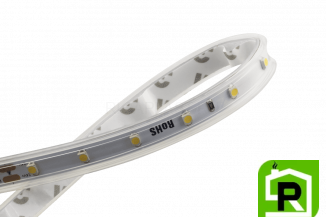 Лента светодиодная LUX, 3528, 60 LED/м, 4,8 Вт/м, 24В, IP65, Нейтральный белый (4000K)