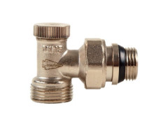 Клапан радиаторный запорный угловой 1/2" евроконус Element Arrowhead