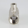 Тройник для подключения датчика температуры 1/2" х M10 х 1/2" VTr.250.N.0004