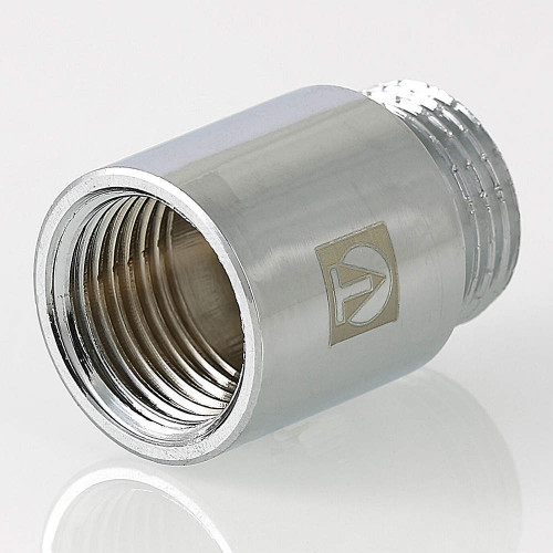Удлинитель резьбовой хромированный VALTEC 3/4" x 20 мм, VTr.198.C.0520