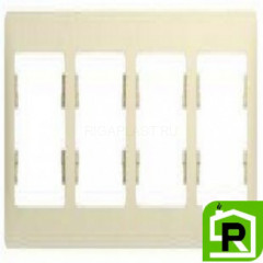 Рамка 4-ая (четверная), Молочный, серия Glossa, Schneider Electric