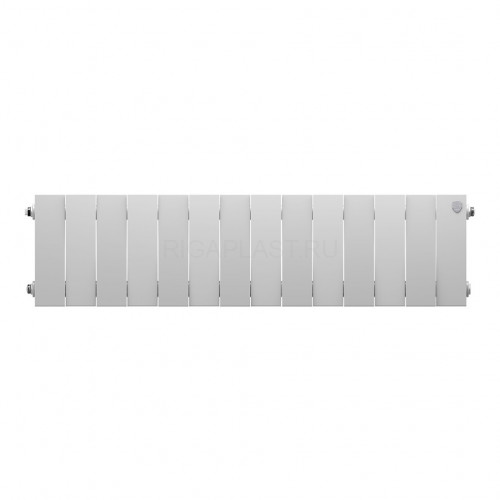 Радиатор биметаллический Royal Thermo PianoForte 200 Bianco Traffico 14 секций, боковое подключение