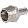 Вставка переходная ROMMER НПр-НР 18 мм x 1" из нержавеющей стали, RSS-0024-000181