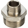 Ниппель НН переходной 3/4х3/8, никелированный STOUT SFT-0004-003438