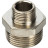 Ниппель НН переходной 3/4х3/8, никелированный STOUT SFT-0004-003438