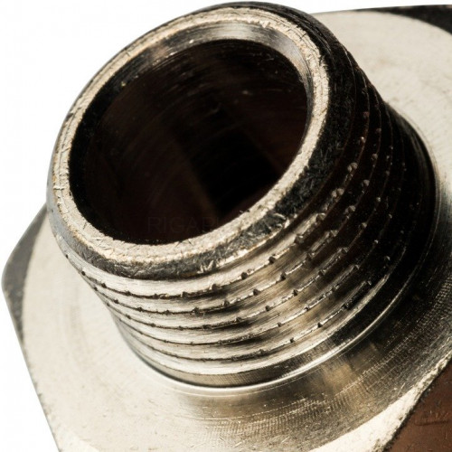 Ниппель НН переходной 3/4х3/8, никелированный STOUT SFT-0004-003438