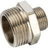 Ниппель НН переходной 3/4х3/8, никелированный STOUT SFT-0004-003438