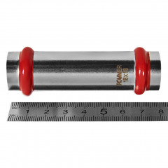 Муфта надвижная ROMMER ВПр 18 мм из нержавеющей стали, RSS-1019-000018