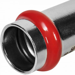 Муфта надвижная ROMMER ВПр 18 мм из нержавеющей стали, RSS-1019-000018