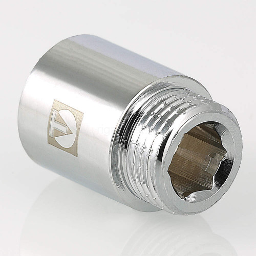 Удлинитель резьбовой хромированный VALTEC 3/4" x 25 мм, VTr.198.C.0525