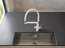 Смеситель для кухни HANSEN HL15075-FF, с подключением к фильтру, с гибким изливом, белый