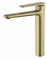 Смеситель для раковины-чаши GANZER GZ02112-S, матовое золото
