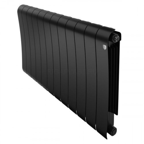 Радиатор биметаллический Royal Thermo Infinity 500 Noir Sable 12 секций, боковое подключение