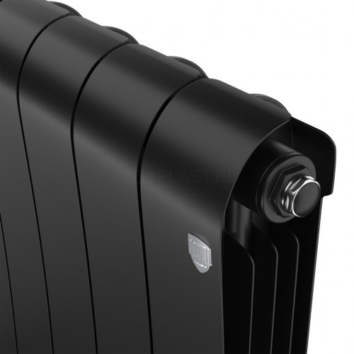 Радиатор биметаллический Royal Thermo Infinity 500 Noir Sable 12 секций, боковое подключение